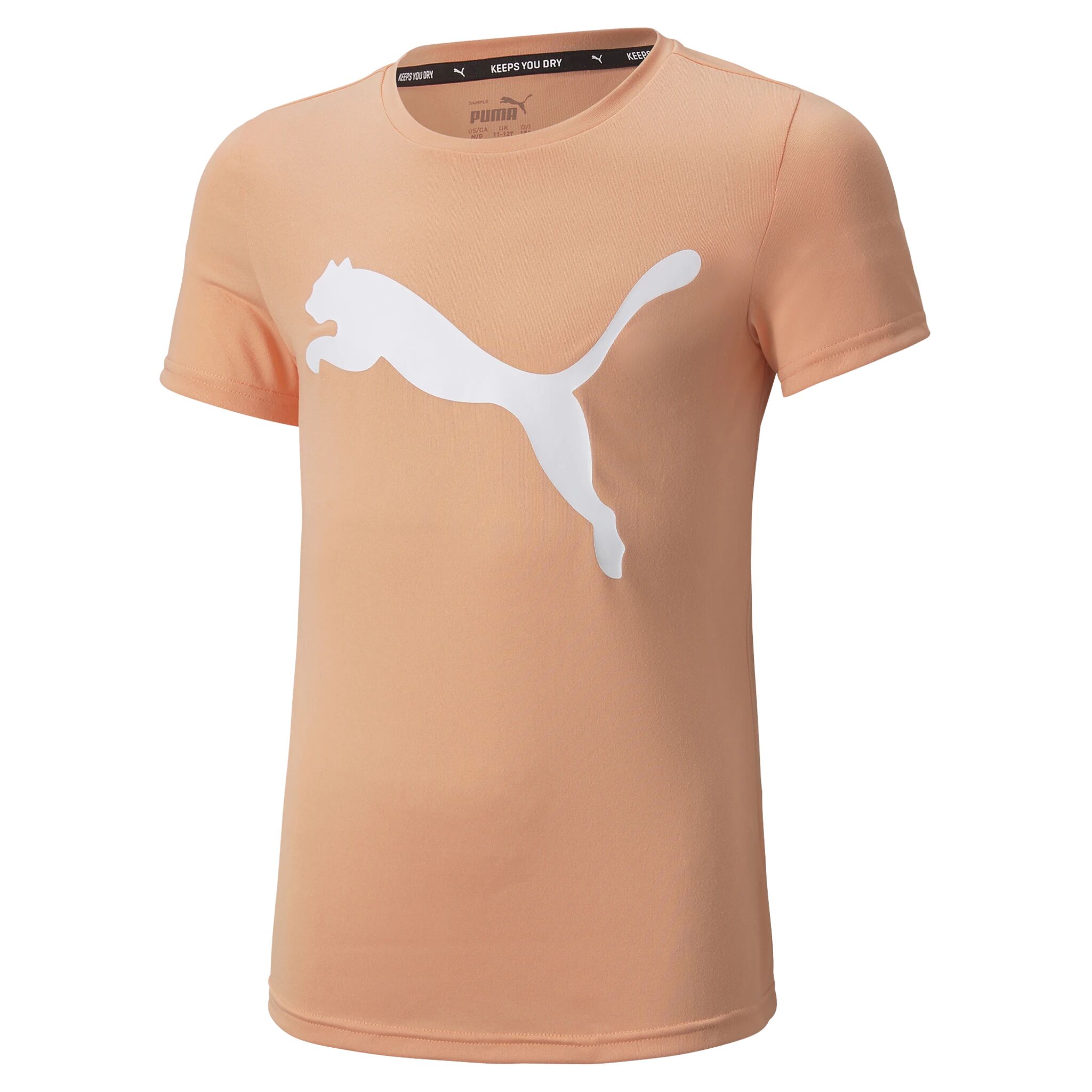 Puma ACTIVE Tee, t-skjorte junior 140 Peach Pink
