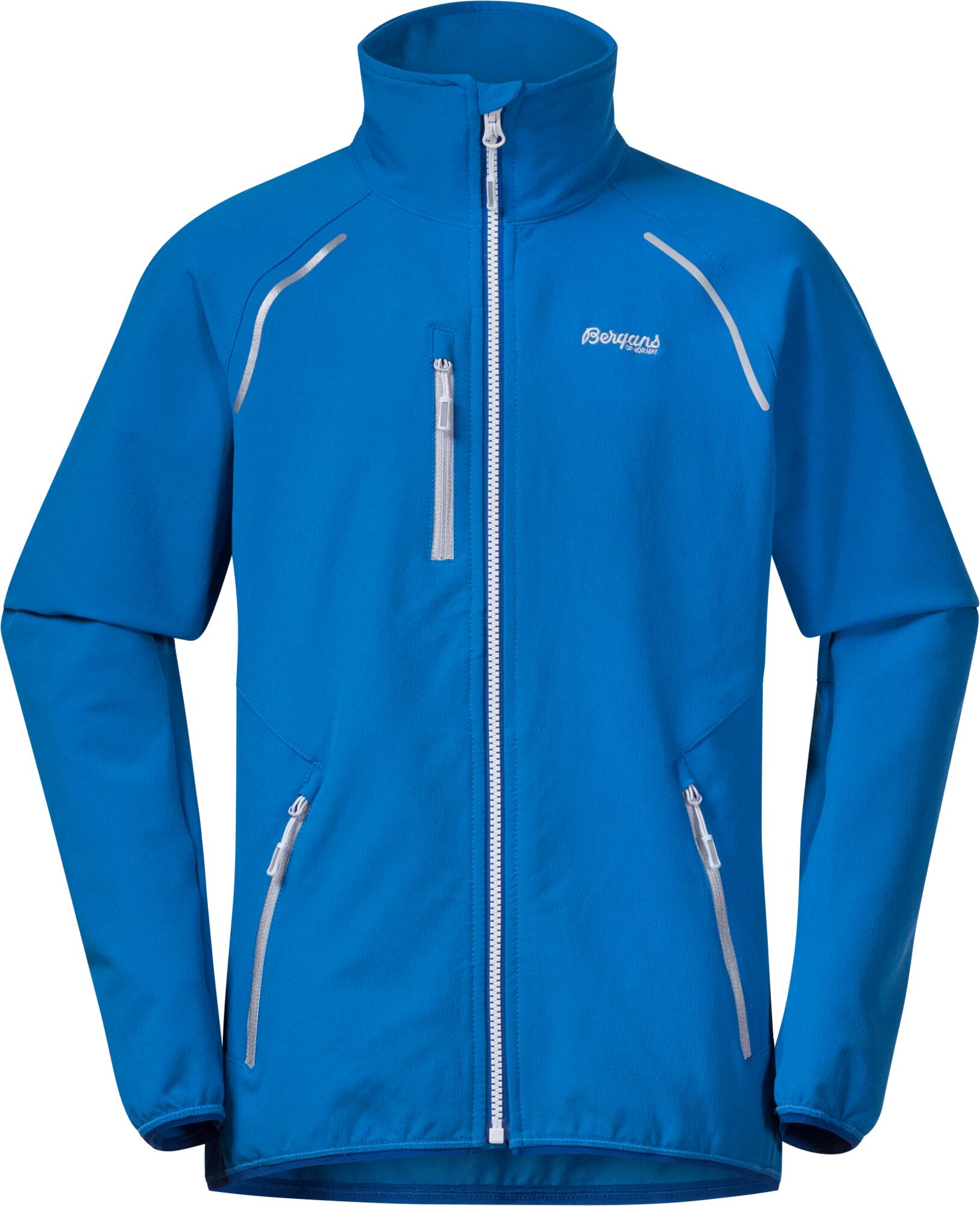 Bergans Sjoa Lt Jacket, softshelljakke junior 152 STRONG BLUE