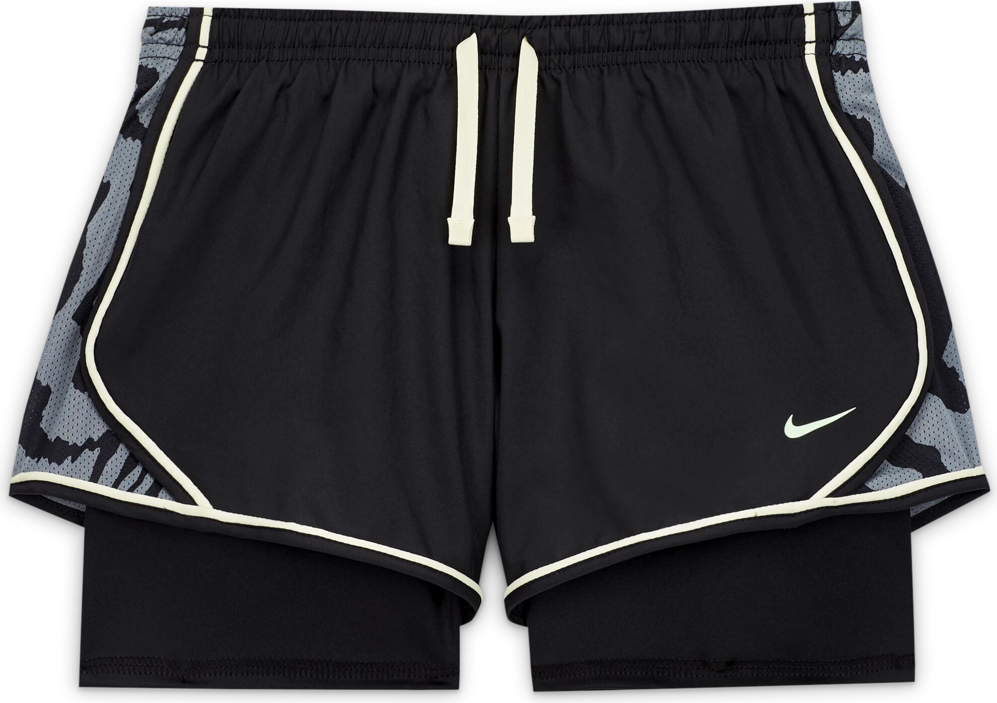 Nike Dry Tempo AOP, shorts junior L Black/coconut Milk/c