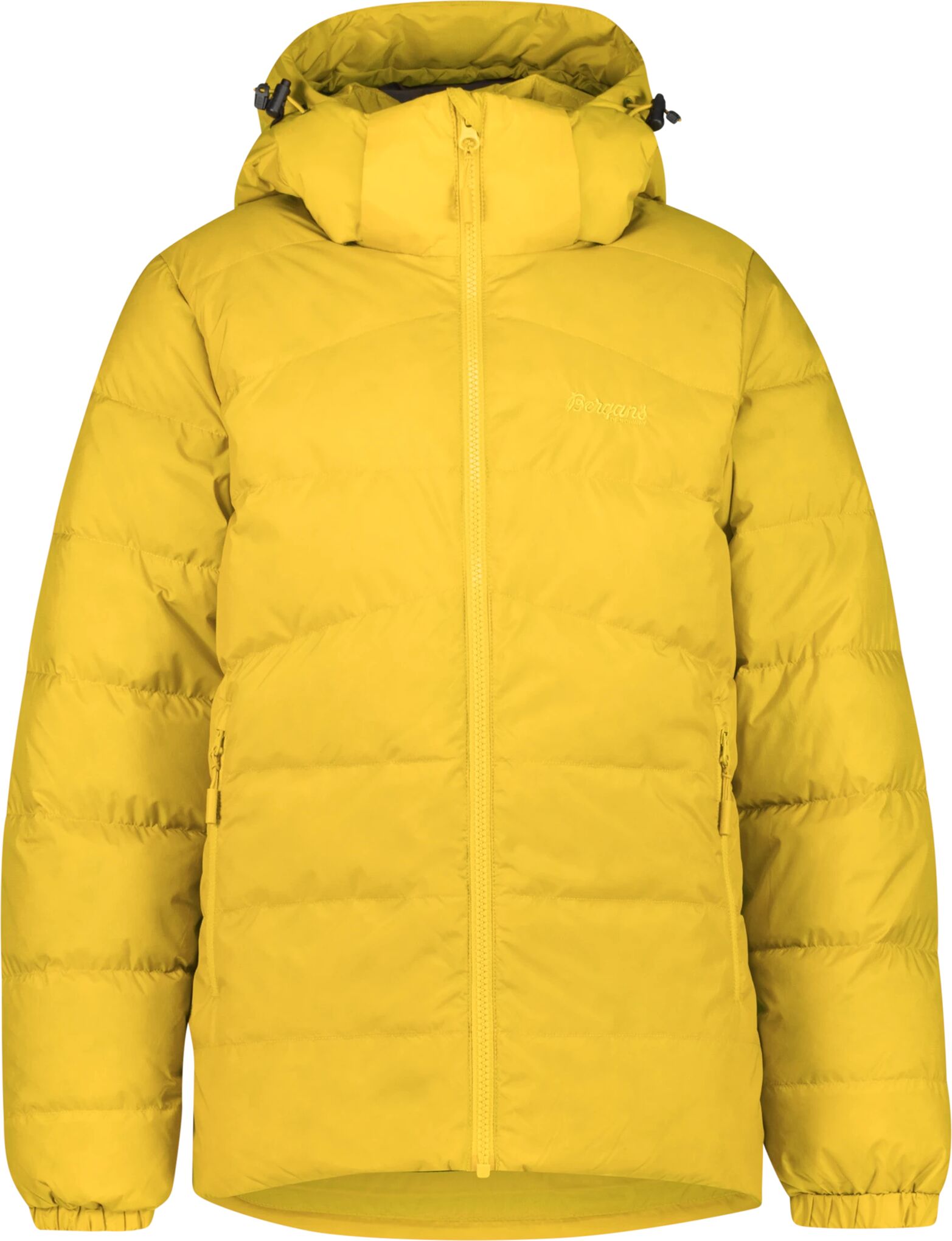 Bergans Røros Down Youth Jacket, vinterjakke junior 140 Mustardyellow/solidd