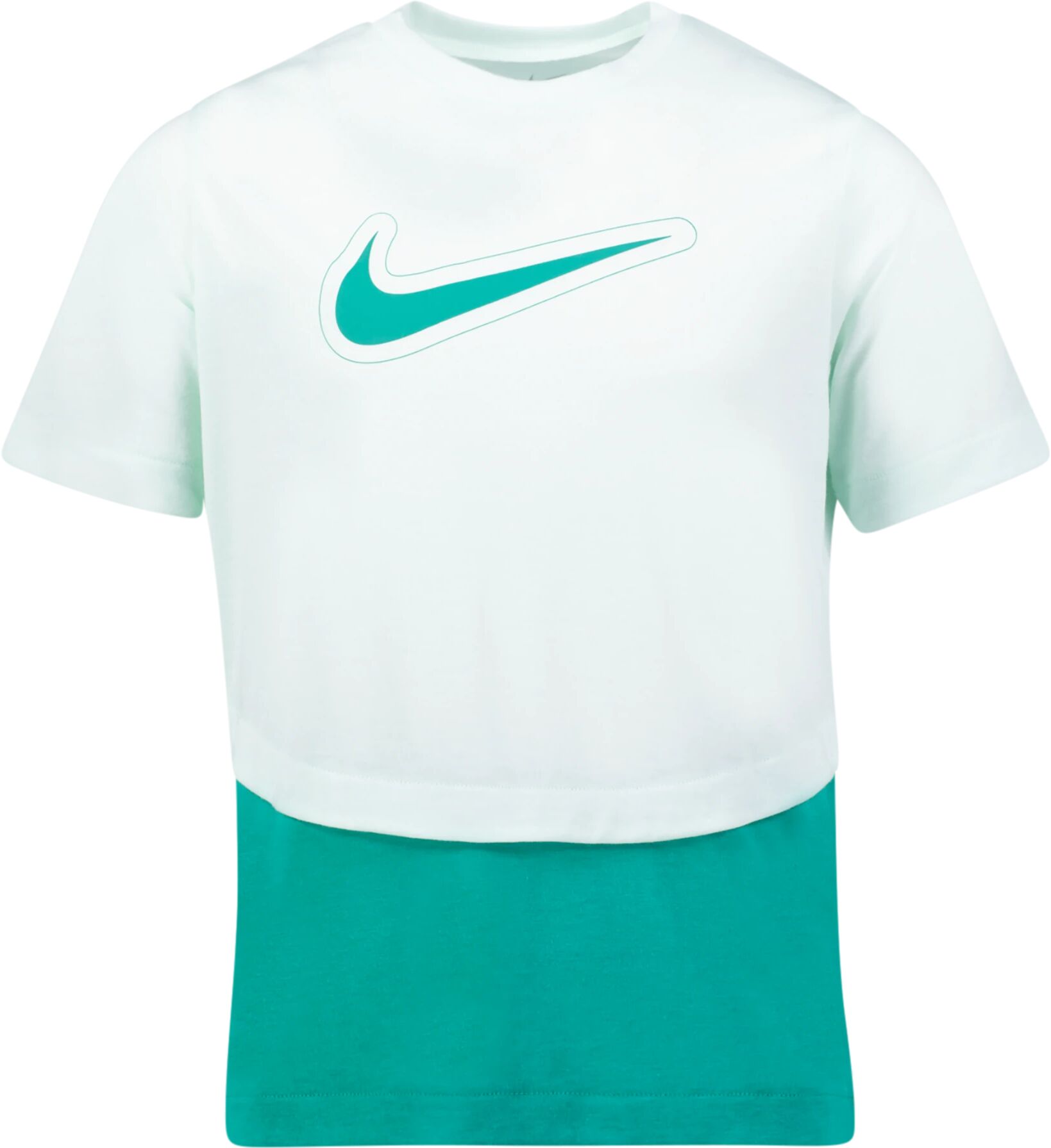 Nike Dry Trophy Short Sleeve, t-skjorte junior L Barely Green/neptune