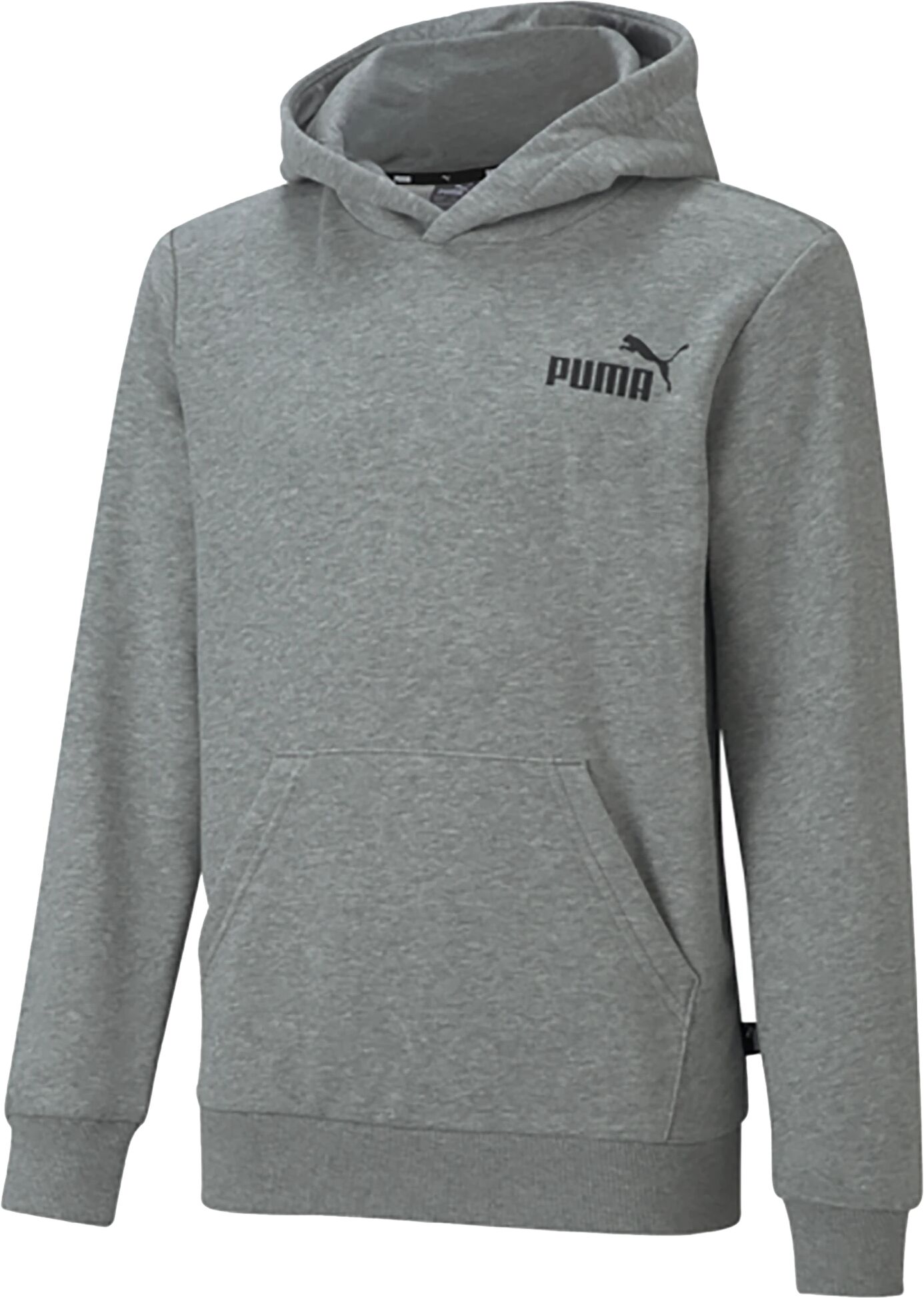 Puma Essentials Small Logo Hoodie, hettejakke junior 164 Medium Gray Heather