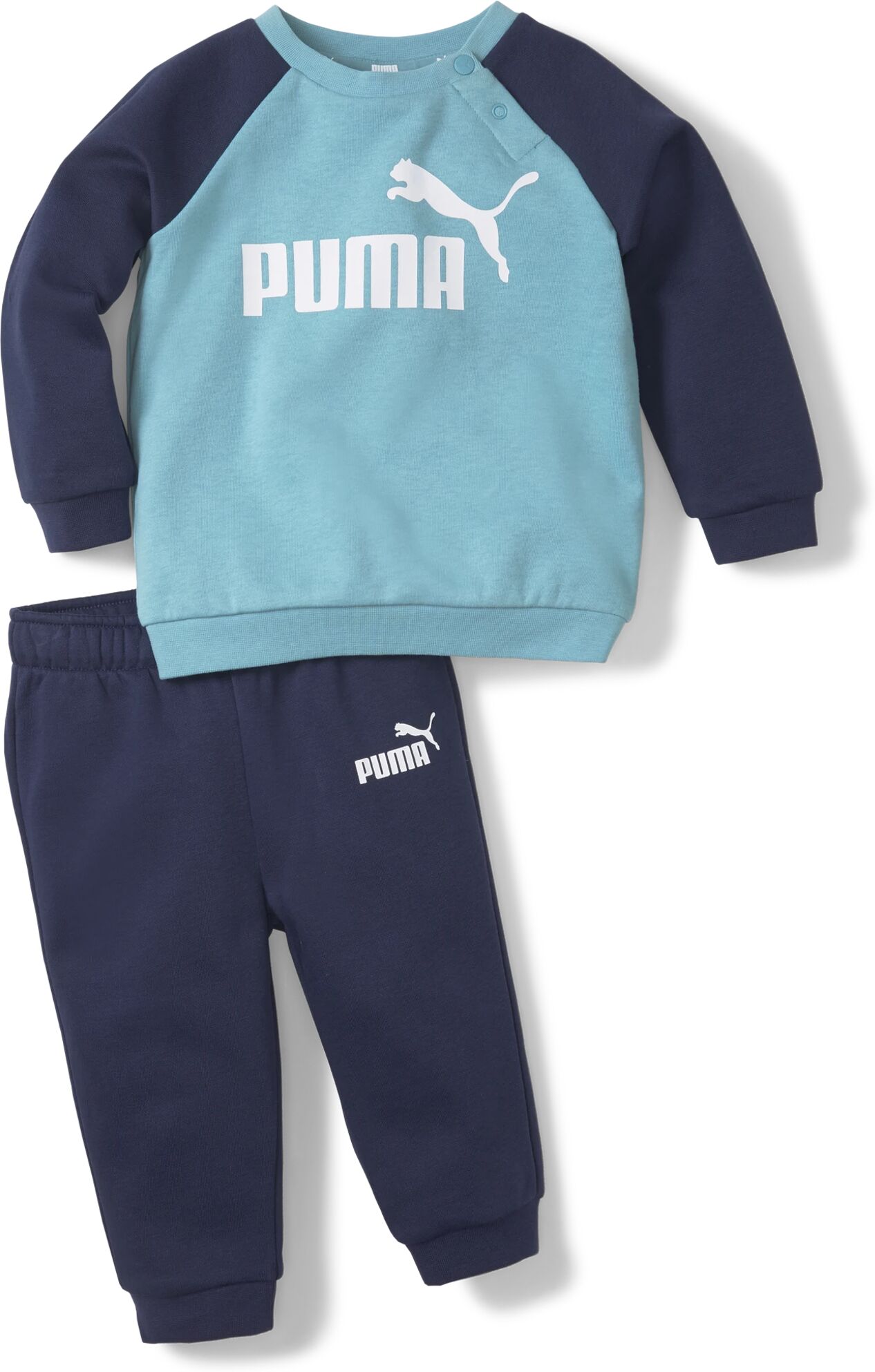 Puma Minicats ESS Raglan Jogger FL, joggedress barn 86 Porcelain