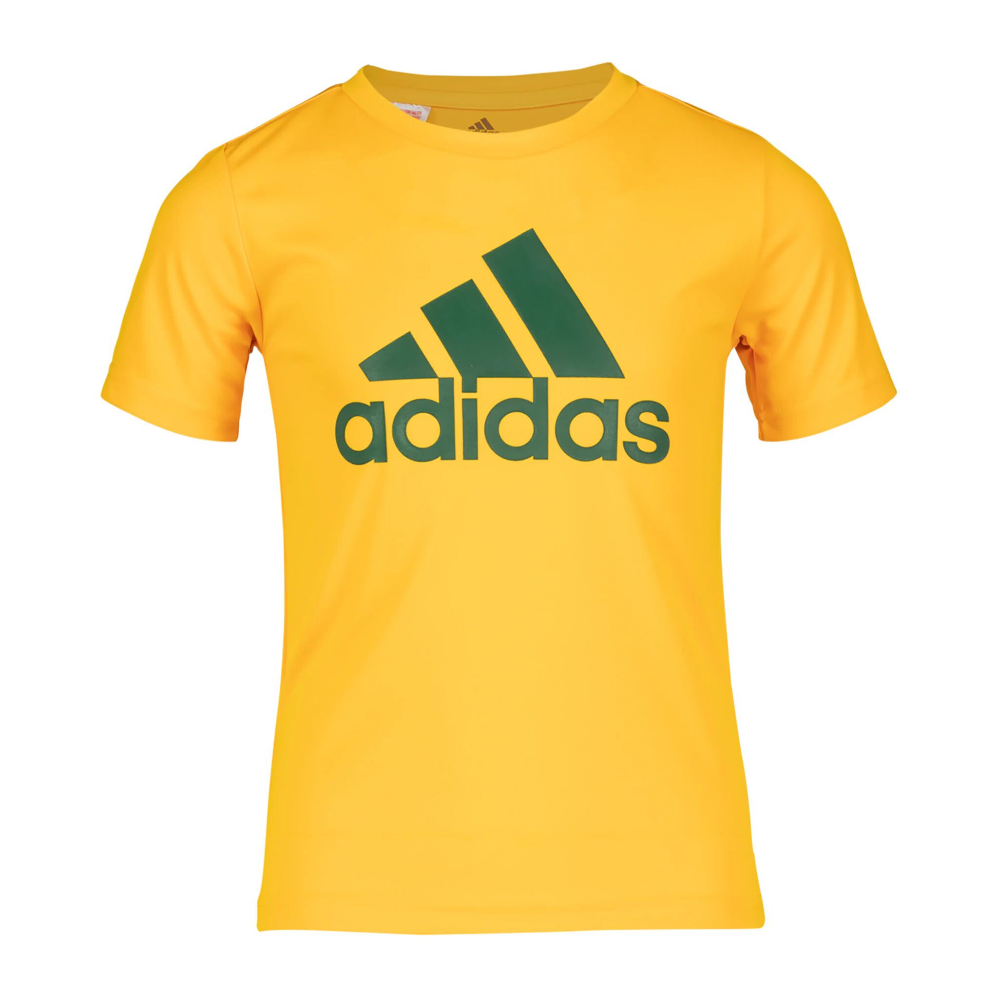 adidas D2M Big Logo T-Shirt, t-skjorte junior 152 Semi Solar Gold/coll