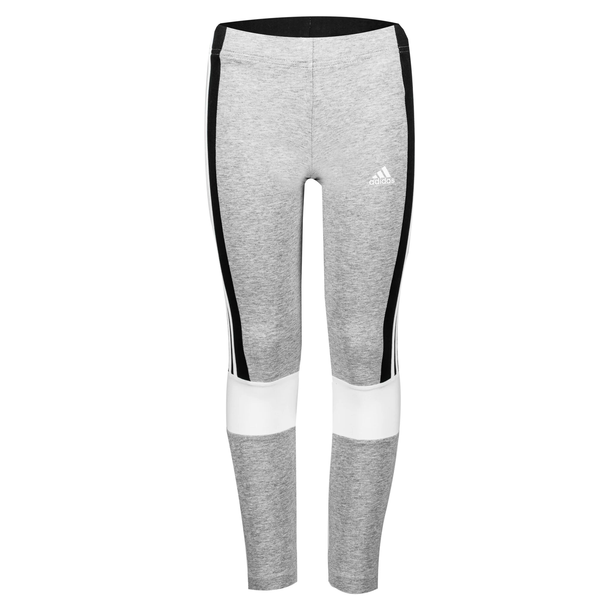 adidas Essential Colorblock Tights, tights junior 152 MEDIUM GREY HEATHER/