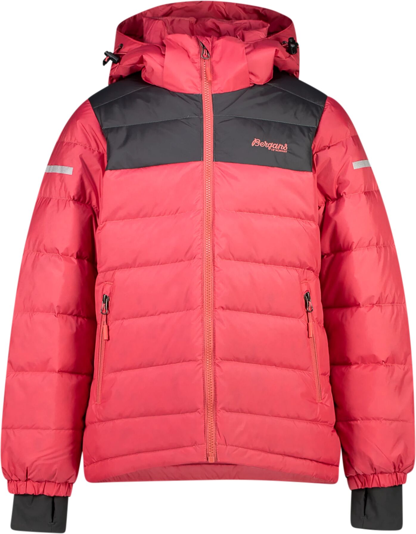 Bergans Alta Down Youth Girl Jacket, dunjakke junior 152 Creamy Rouge/Solid D