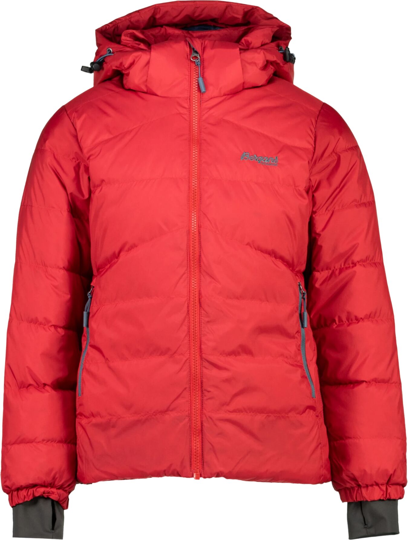 Bergans Røros Down Youth Jacket, dunjakke junior 128 Red/orion Blue