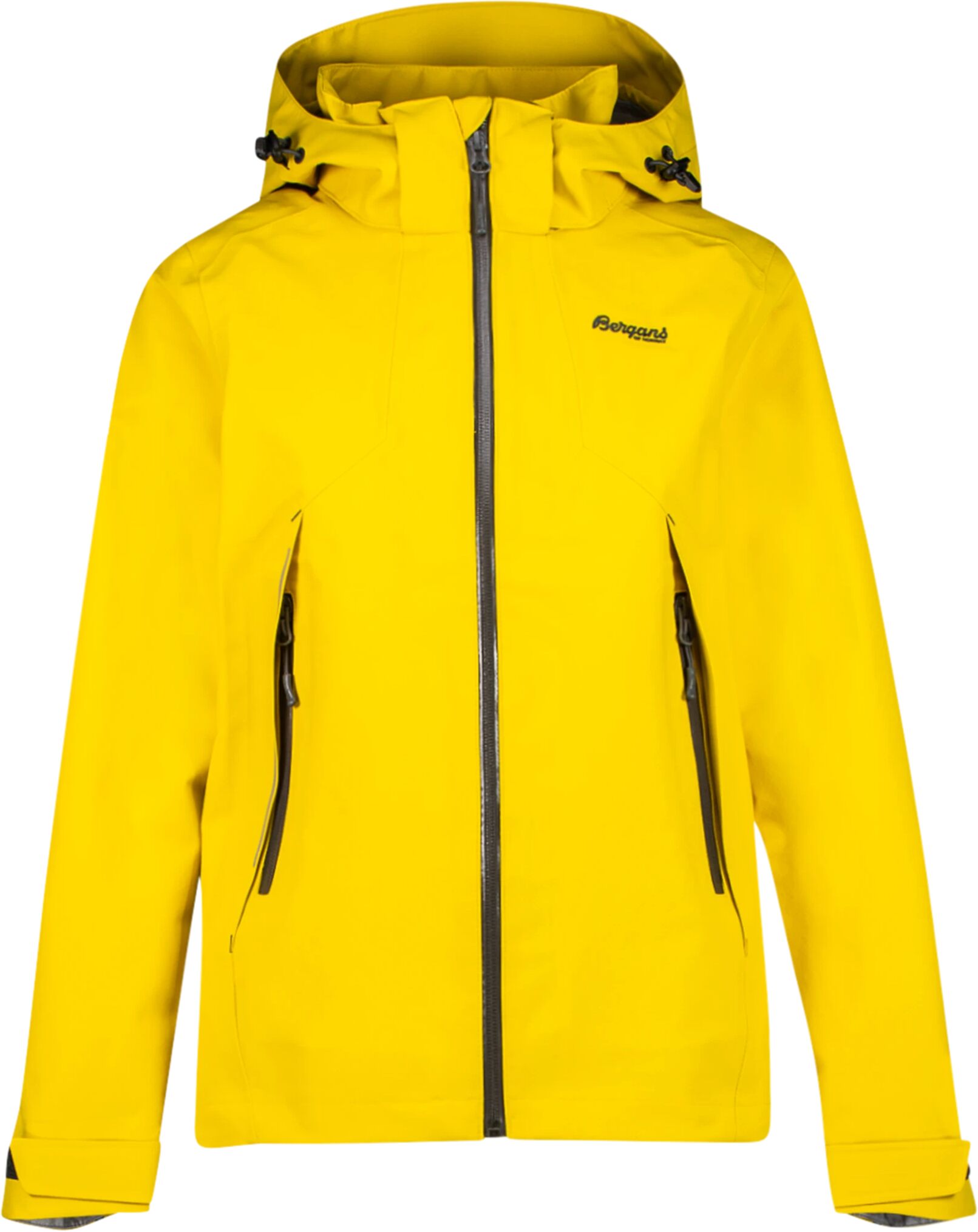 Bergans Sjoa 3L Jacket, skalljakke junior  140 WaxedYellow/SolidDkG