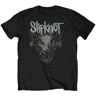 T-Shirt Dziecięcy Slipknot Z Bawełny Zakażonej Kozą Czarny Female