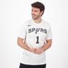 Nike Wembanyama Spurs - Branco - T-shirt Basquetebol Homem tamanho S