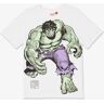 T-shirt Hulk - Branco - T-shirt Rapaz Marvel tamanho 12