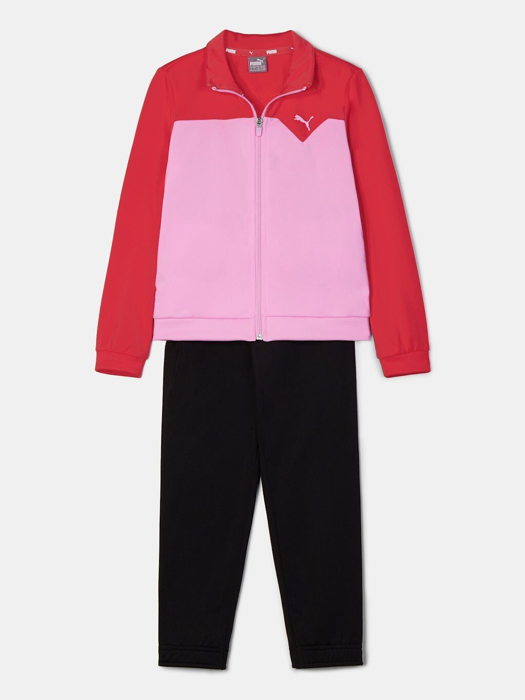 Puma Fatos de treino Puma Poly Suit - Vermelho/Rosa/Preto - Criança Rapariga