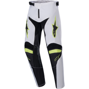 Alpinestars Racer Lucent Crossbyxor Barn Vit-Neon-Röd-Gul Fluo