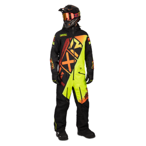 FXR CX F.A.S.T. Fodrad Monosuit Svart-Inferno