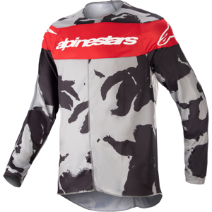 Alpinestars Racer Tactical Crosströja Barn Grå Camo-Mars Röd