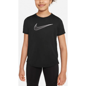 NIKE DriFIT One Tee Black Girls jr (M)