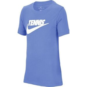 NIKE Tennis Tee Blue Junior (M)