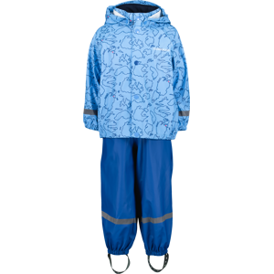 Didriksons Kids' Slaskeman Printed Set 7 Grundsund outline-Blue 100, Grundsund Outline/Blue