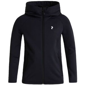 Peak Performance Rider Zip Hood Junior, Svart, 130