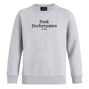 Peak Performance Original Crew Junior, 140, Med Grey Melange