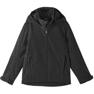 Reima Softshell Jacket Kuopio Junior, Black, 116