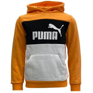 Puma Essentials+ Colourblock Hoodie Junior, Clementine, 128