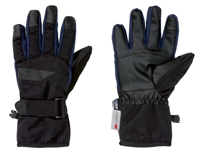 CRIVIT®PRO Chlapčenské lyžiarske rukavice (5, čierna/námornícka modrá )