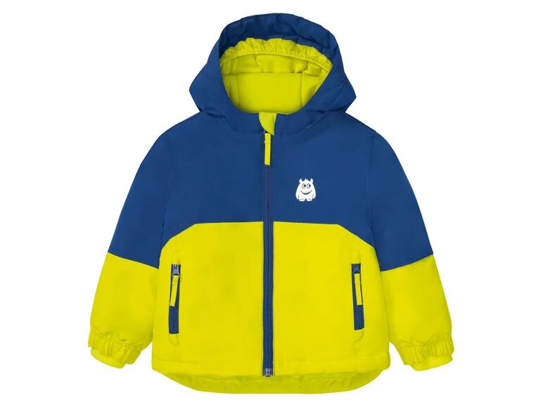 LUPILU® Chlapčenská lyžiarska bunda (98/104, námornícka modrá/žltá)