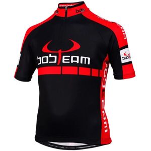 Kids cycling jersey, BOBTEAM Kid's Short Sleeve Jersey Infinity, size M, Kids cycling clothing