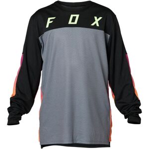 FOX Defend Race Kids Long Sleeve Bike Shirt Bikeshirt, size M, Kids cycling jersey, Kids cycling clothing