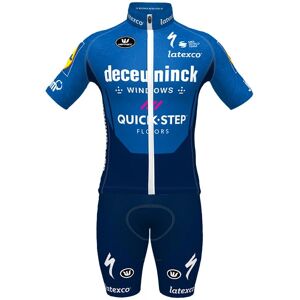 Vermarc DECEUNINCK QUICK-STEP Aero 2021 Children's Kit (cycling jersey + cycling shorts)