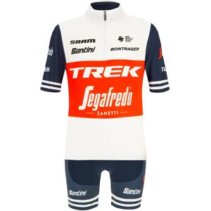 Santini TREK- SEGAFREDO 2022 Children's Kit (cycling jersey + cycling shorts) Kids Set (2 pieces)