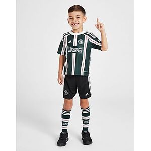 adidas Manchester United FC 2023/24 Away Kit Children - Green Night / Core White / Active Maroon, Green Night / Core White / Active Maroon