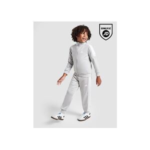 adidas Badge of Sport Poly Full Zip Tracksuit Children - Grey, Grey