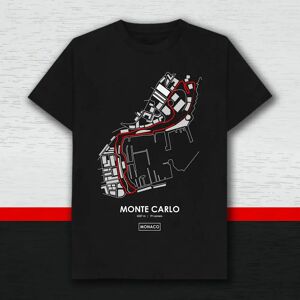 Race Crate Monte Carlo Monaco Racing Track T-Shirt (Black) - MB (7-8 Years) Male