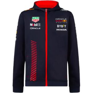 Castore 2023 Red Bull Racing Full Zip Hoodie (Navy) - Kids - Small Boys Unisex