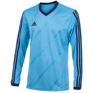 adidas Junior Tabela Long Sleeve T-Shirt Colour: Cyan, Size: Youth Extra Small