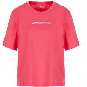 EA7 Womens Jersey T-Shirt Colour: Red, Size: Extra Small