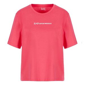 EA7 Womens Jersey T-Shirt Colour: Red, Size: Extra Large