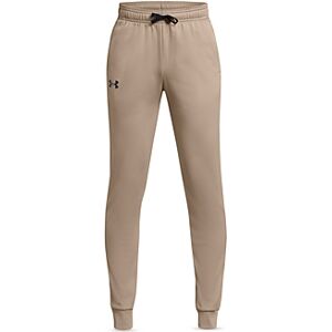 Under Armour Boys' Brawler Tapered Jogger Pants - Big Kid  - Timberwolf Taupe - Size: Extra Large