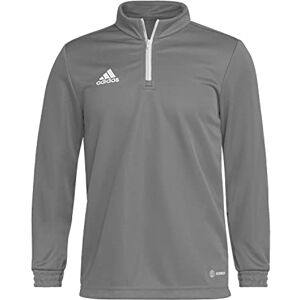 adidas Unisex Entrada 22 Training Sweatshirt (Long Sleeve), Team Grey Four, 9-10 Years