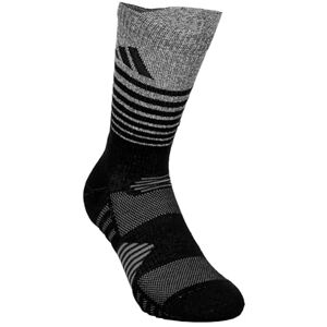 adidas Unisex Kids COLD.RDY XCity Reflective Running Socks, Black/Reflective Silver/Black, 7-8 Years