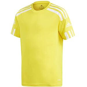 adidas Boy's Squadra 21 Jersey Jersey (Short Sleeve), team yellow/white, 15-16 years