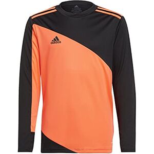 adidas Boy's Squadra 21 Goalkeeper Jersey Jersey (Long Sleeve), black/app solar red, 9-10 Years