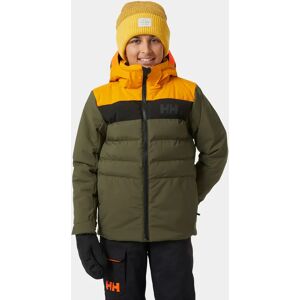 Helly Hansen Junior Cyclone Jacket - Junior Boys Classic Ski Jacket Green 140/10 - Utility Gre Green - Unisex