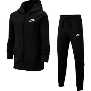 Nike Fleece Tracksuit Junior Boys Black/White XL unisex