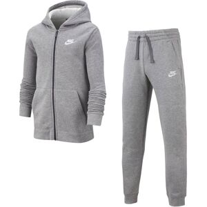 Nike Fleece Tracksuit Junior Boys Grey/White M unisex