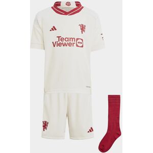 adidas Manchester United Third Minikit 2023 2024 Infants - unisex - Cloud White - 5-6 Years