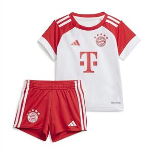 adidas FC Bayern Home Baby Kit 2023 2024 - unisex - White/Red - 3-6 Months
