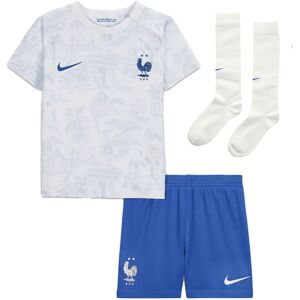 Nike 2022-2023 France Away Little Boys Mini Kit - White - male - Size: SB 4/5yrs (104-110cm)